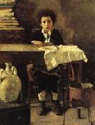 Antonio Mancini The Poor Schoolboy Sweden oil painting artist